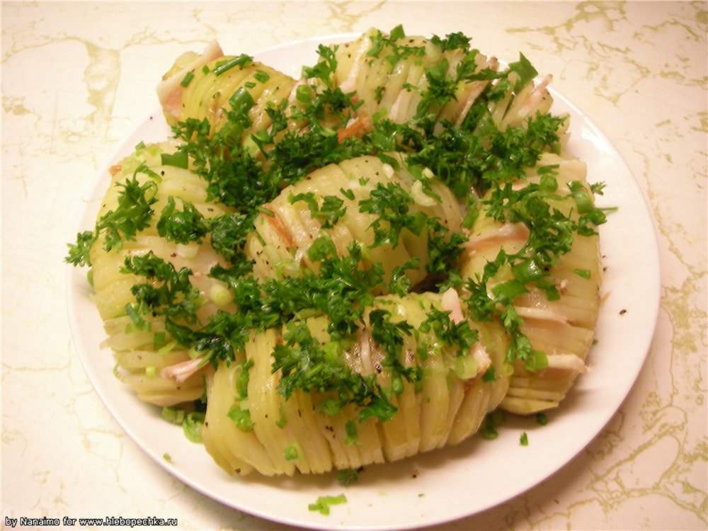 Potatoes - a book in the oven