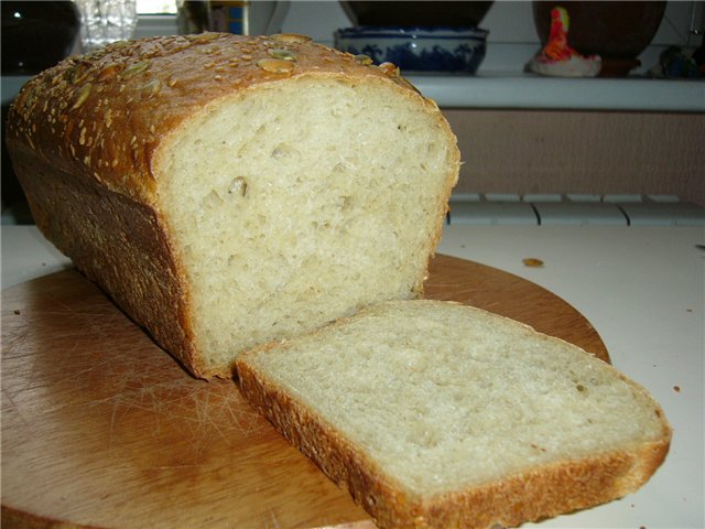 Pan de trigo y centeno (al horno)