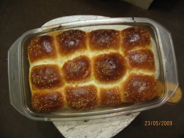 Belarusian challah na may sabaw ng patatas sa oven