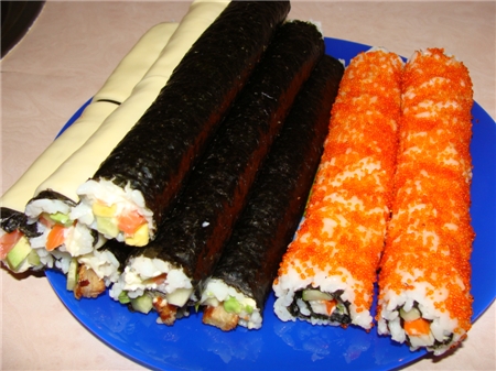 Sushi casero