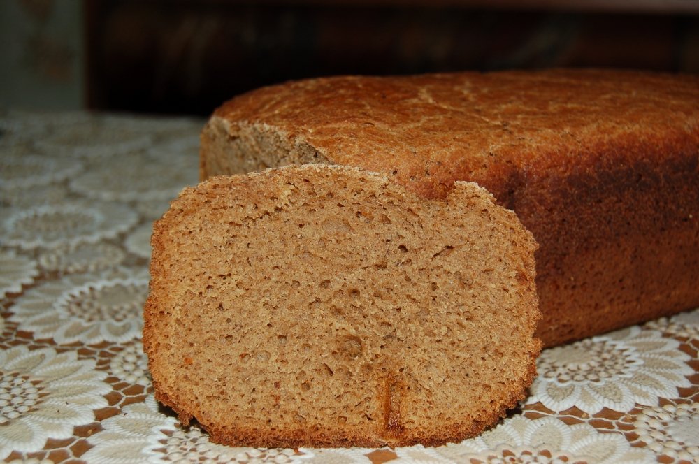 Pane Borodino Lo stesso nella macchina per il pane