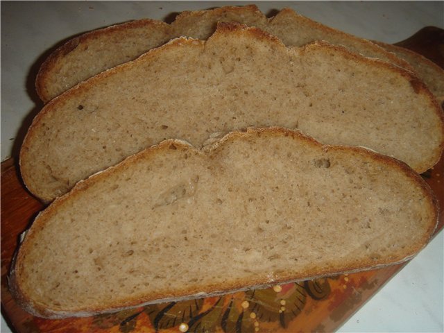 Swabian na tinapay mula sa G. Biremont sourdough