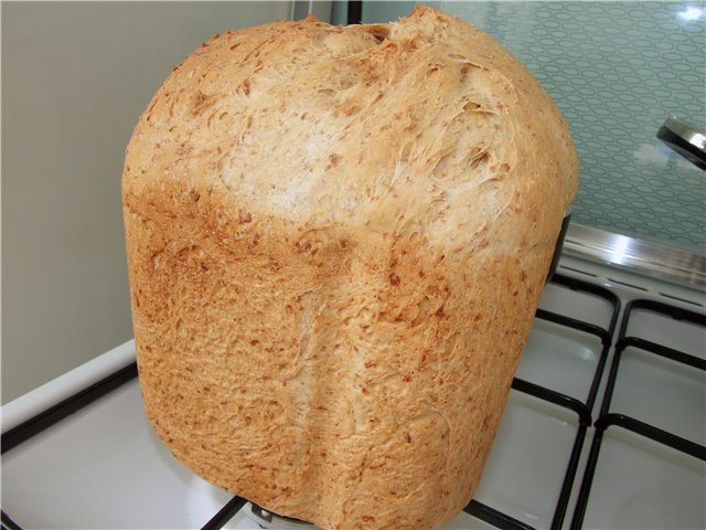 Dispersed grain bread