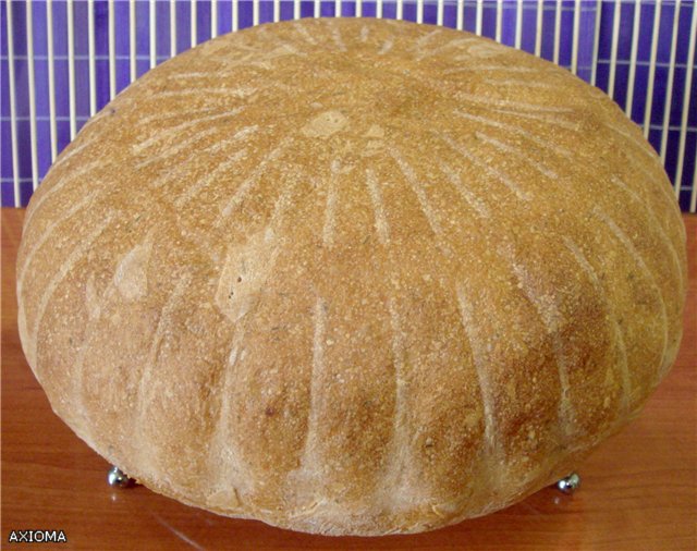 Italian bread (Ann Thibeault) in the oven