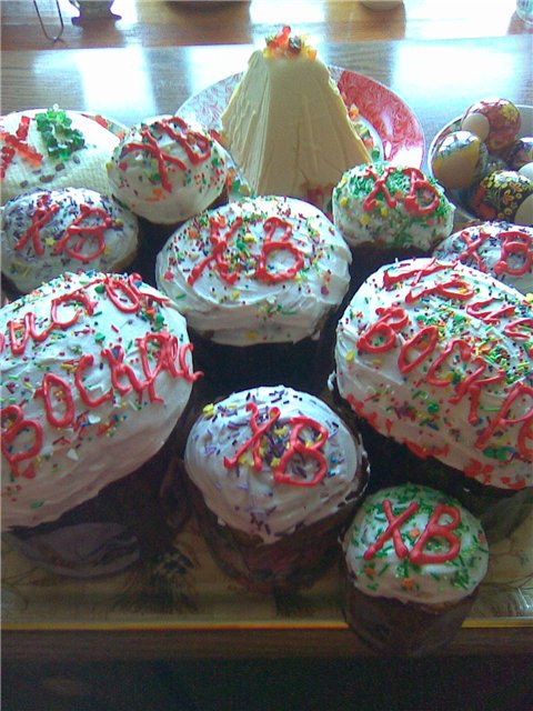 Kulich with Myasoedovskaya in the oven (master class)