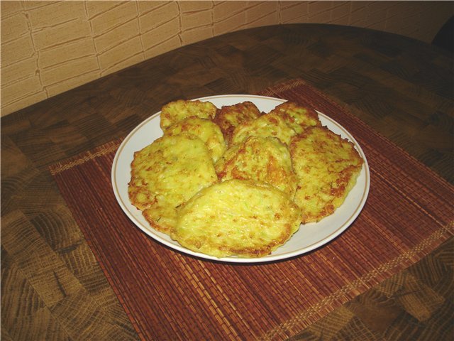 Zucchini pancake phô mai