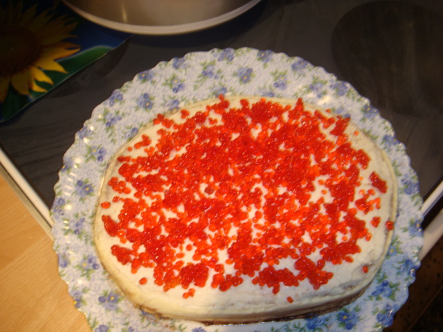 Barili e panini con caviale (torte)