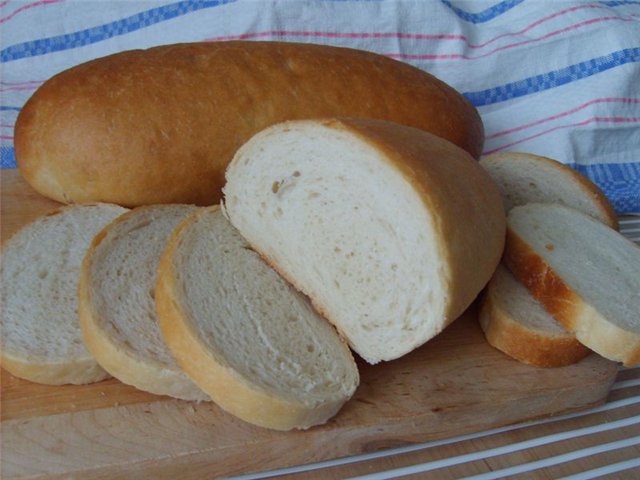 Tarwebrood "Hongaars" in de oven