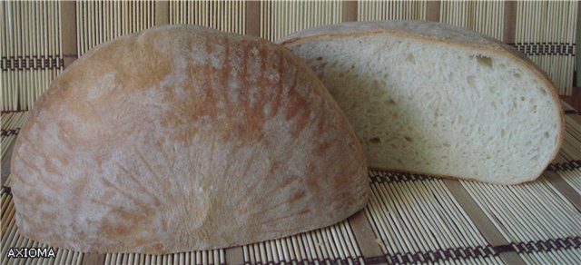 Italian bread (Ann Thibeault) in the oven