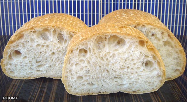 Italian bread (Ann Thibeault) in the oven