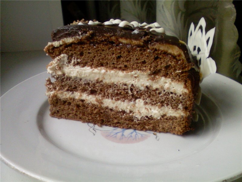 Torta marocchina con caffè