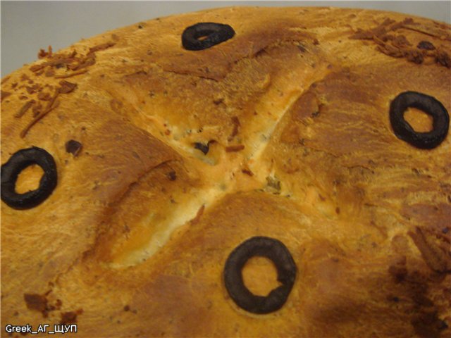 Greek style bread (oven)