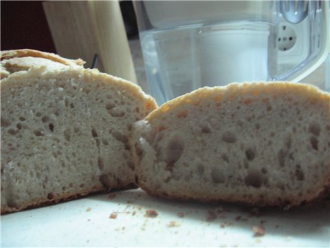 Pan de masa madre (en el horno)