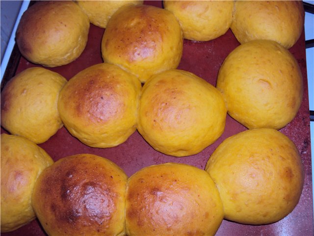 Bollos de cuajada de calabaza