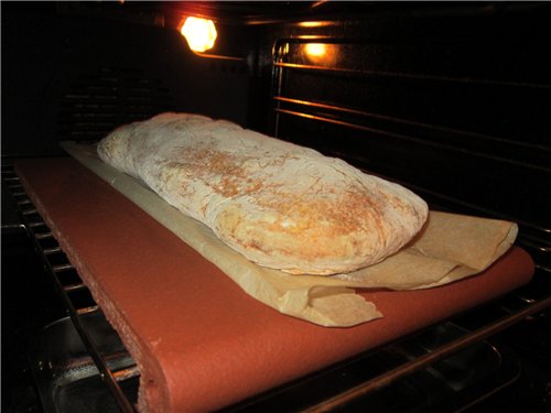 Stone (plate) for baking bread