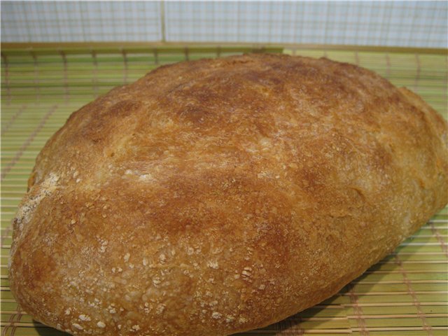 Pain Rustique Wheat Bread (ในเตาอบ)