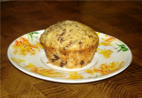 Muffins met chocolade en bessen