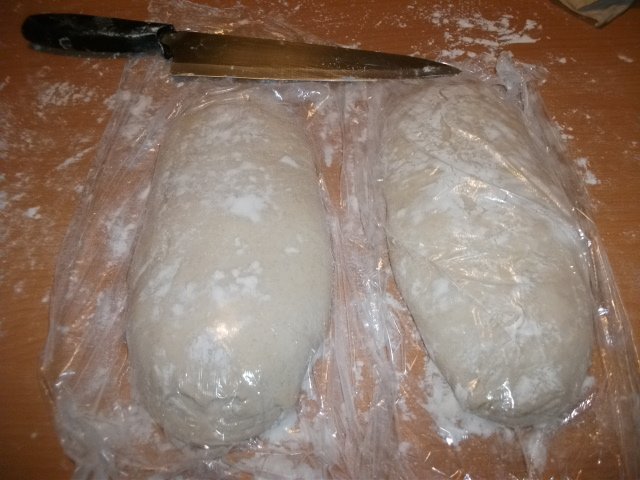 Italian bread (Ann Thibeault) in the oven