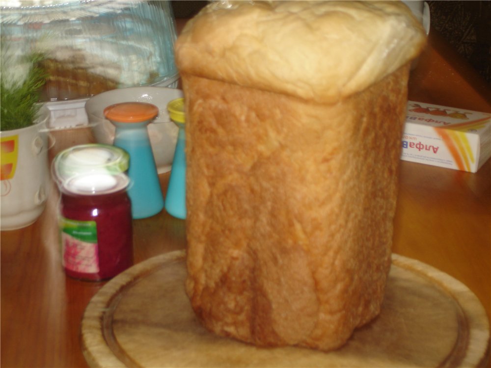 Wheat-potato tin bread (oven)