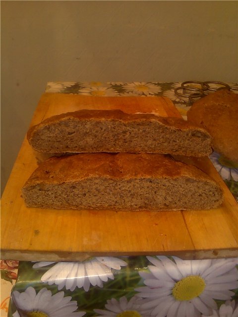 Darnitsky bread with leaven (GOST)