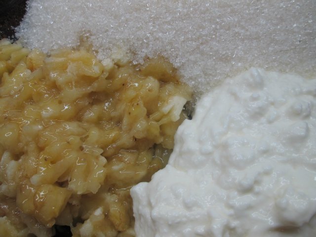 Bananenkwarkpudding