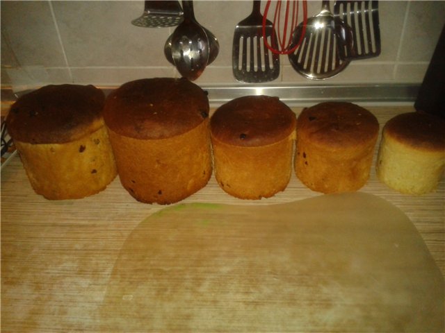 Kulich กับ Myasoedovskaya ในเตาอบ (เจ้านายชั้นสูง)