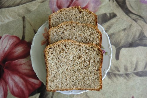 Banana bran bread (bread maker)