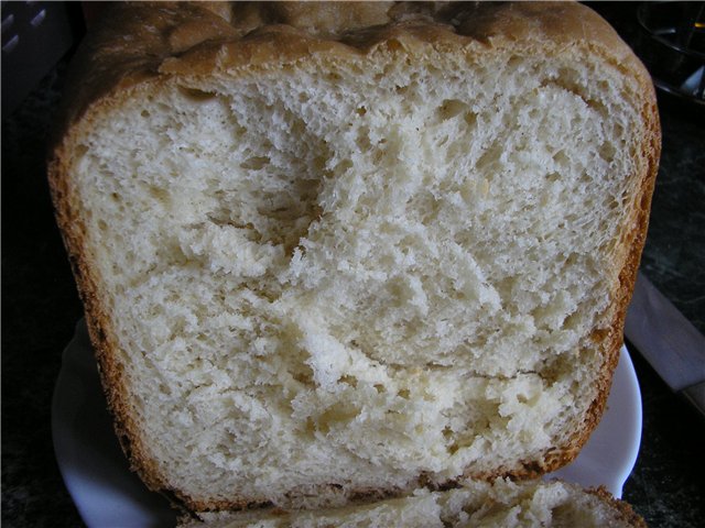 Pane italiano in una macchina per il pane