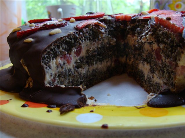 Torta di papavero felicità