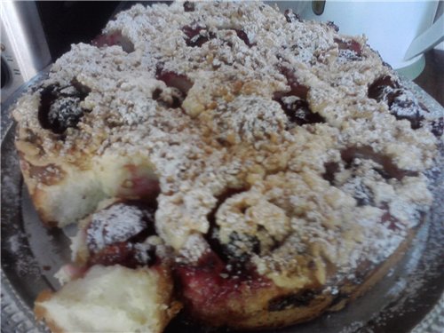 Plum Sprinkle Pie