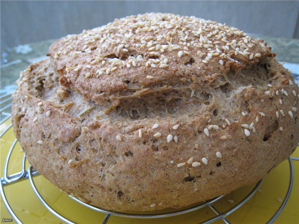 Chleb pszenny Chleb włoski Pane All'olio (w piekarniku)