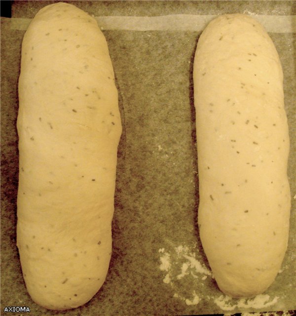 Italian bread (Ann Thibeault) in the oven