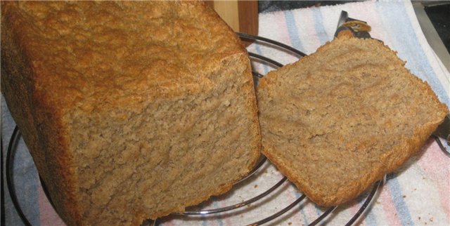 Rye bread Everything is very simple in a bread maker