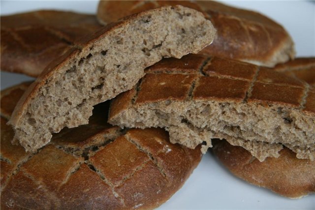 Rustic Calvel's Sourdough Cakes