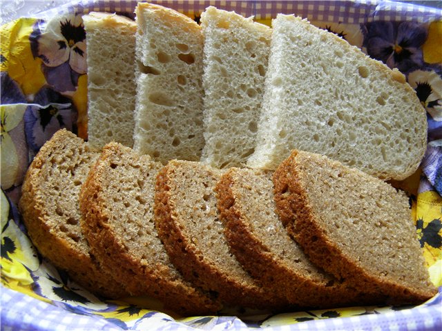 Pane Borodino Lo stesso nella macchina per il pane