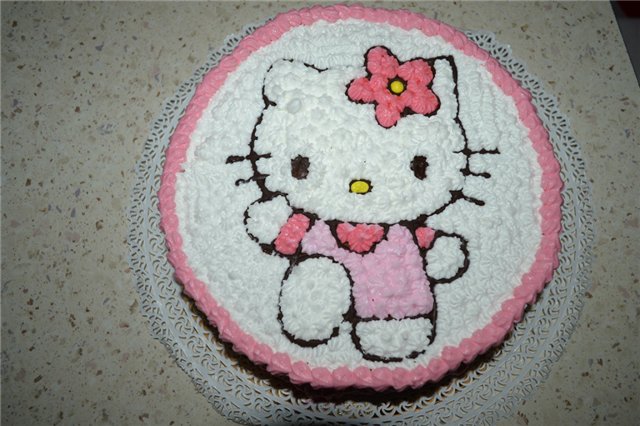 Hello Kitty sütemények