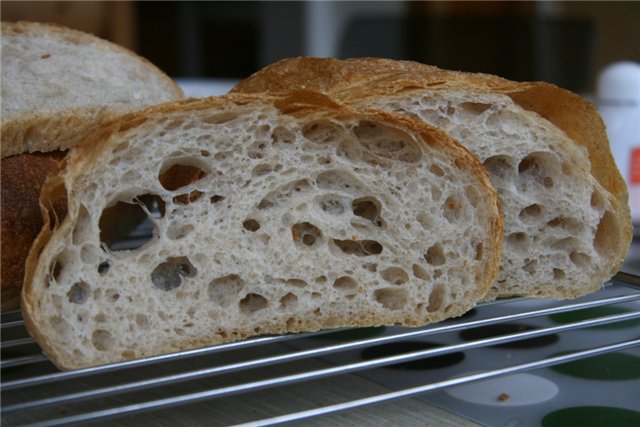 Ciabatta Peter Reinhart (duża) w piekarniku