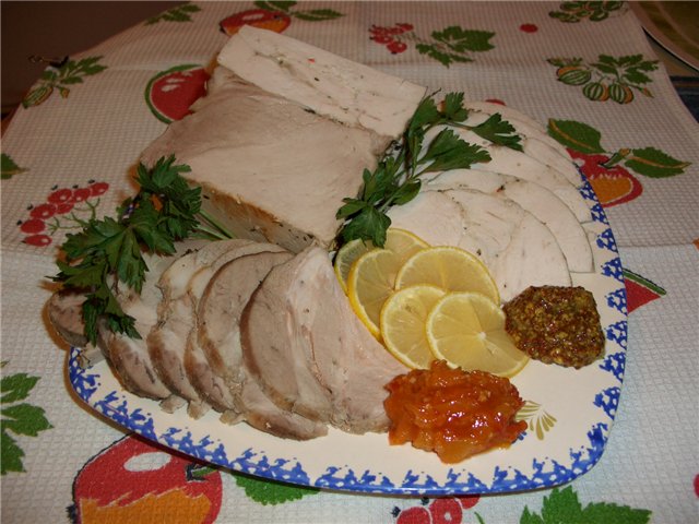 Homemade ham (collection of recipes for a ham maker)