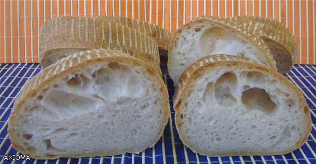 Italian bread (Ann Thibeault) in the oven