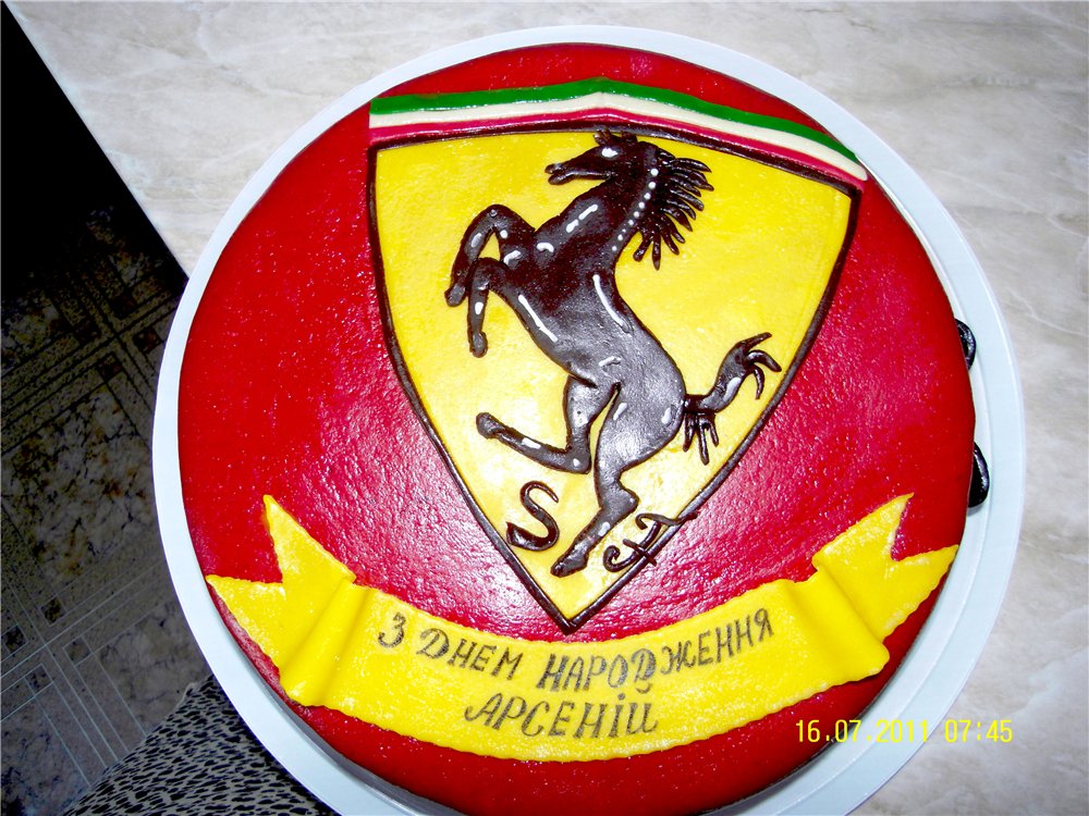 Torte di anniversario. Corporate. Emblemi.