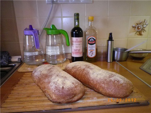 Ciabatta, Peter Reinhart (puliszkán)