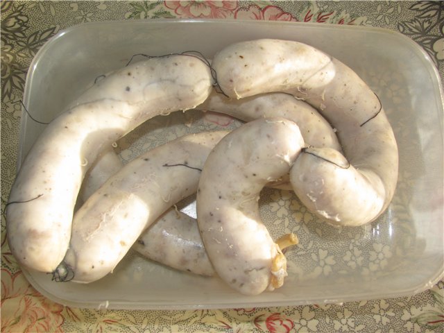 Salchicha en casa