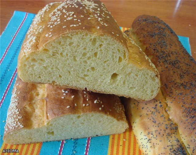 Bulka Cherkizovskaya (in the oven)