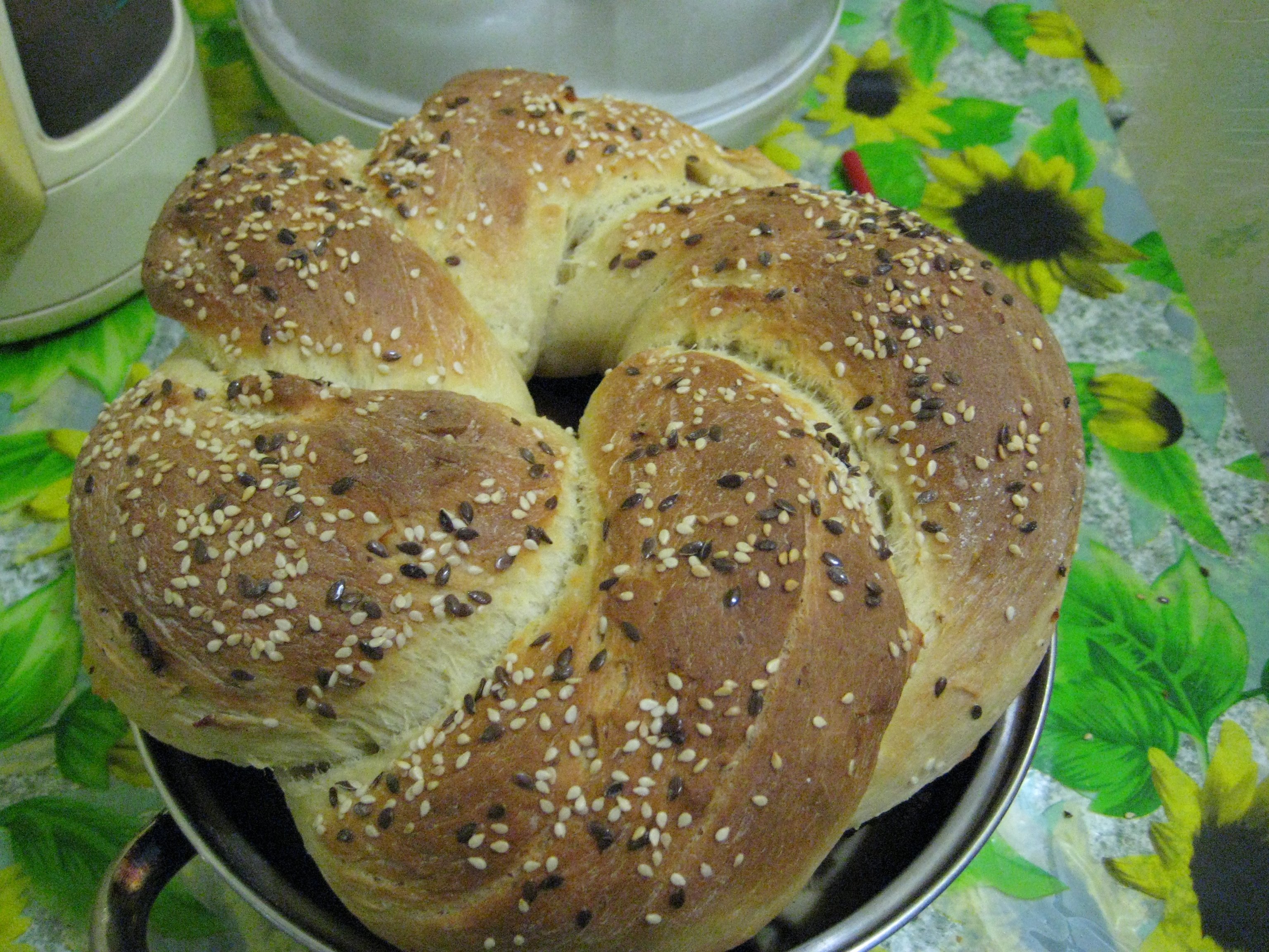 Trenza de trigo y papa (jalá) (horno)