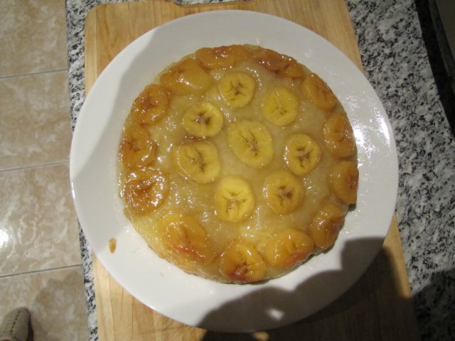 Torta alla banana e caramello