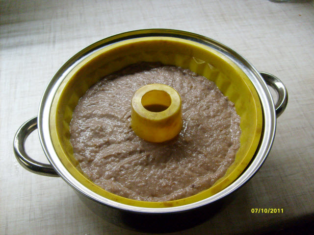 Budín de ciruela y manzana