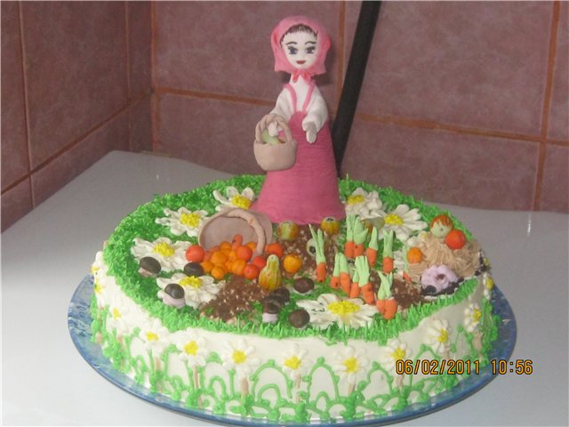 Cakes based on the cartoon Masha and the Bear