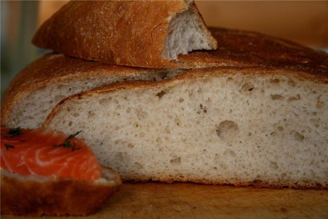 La pasta madre e il pane di Kalvel fatti con esso