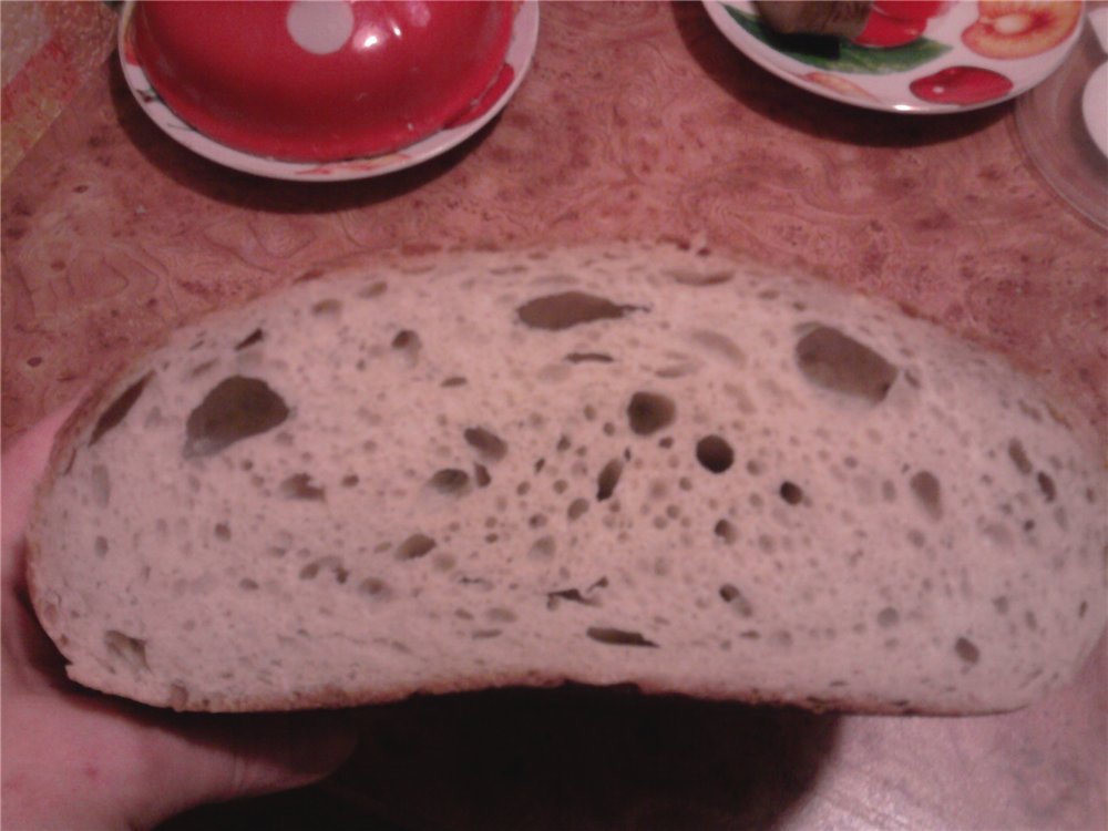 Italian bread (Ann Thibeault) in the oven