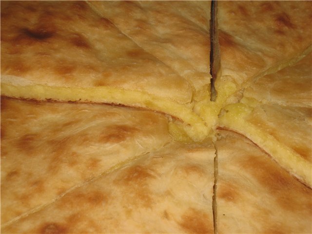 Mga Ossetian pie (recipe)